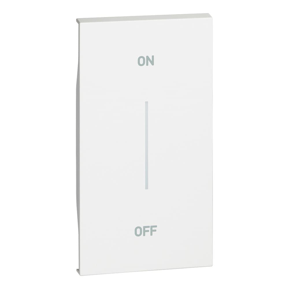 CUBRE TECLA  ILUMINABLE 2 MOD  ON / OFF BLANCO  LIVING NOW KW01MH2AG