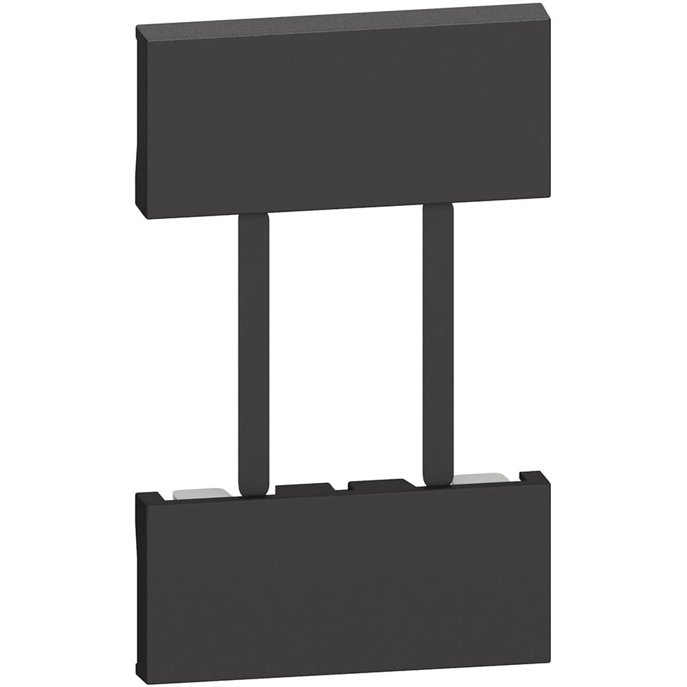 CUBRE TECLA  2 MOD NEGRO P/TOMACORRIENTE SIMPLE US/EU  LIVING NOW KG51