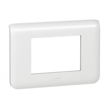 PLACA 3 MOD COLOR BLANCO MOSAIC 078893