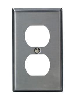 PLACA ACERO INOX DOBLE COLOR NATURAL 84003