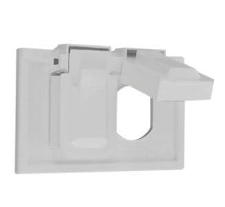 PLACA HERMETICA BAQUELITA DOBLE COLOR GRIS 4976-GY