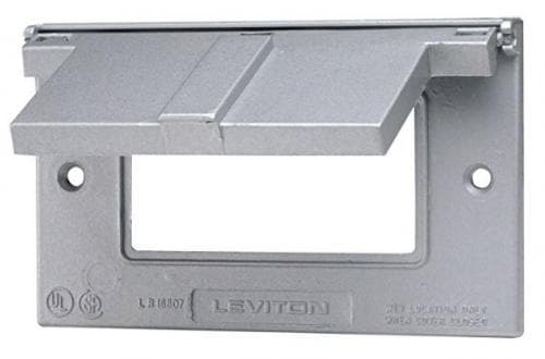 PLACA HERMETICA ALUMINIO SIMPLE COLOR GRIS DECORA 4990
