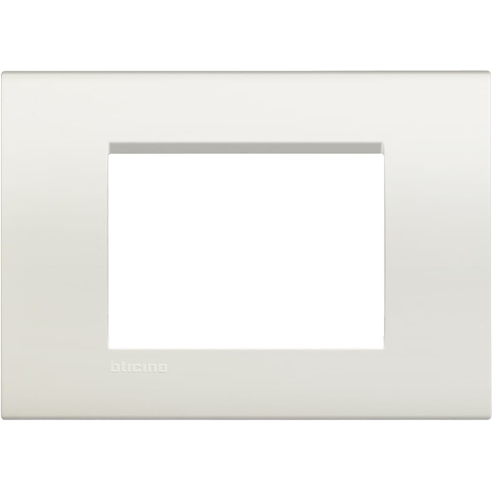 PLACA TECNOPOLIMERO 3 MOD COLOR BLANCO LIVINGLIGHT LNA4803BI