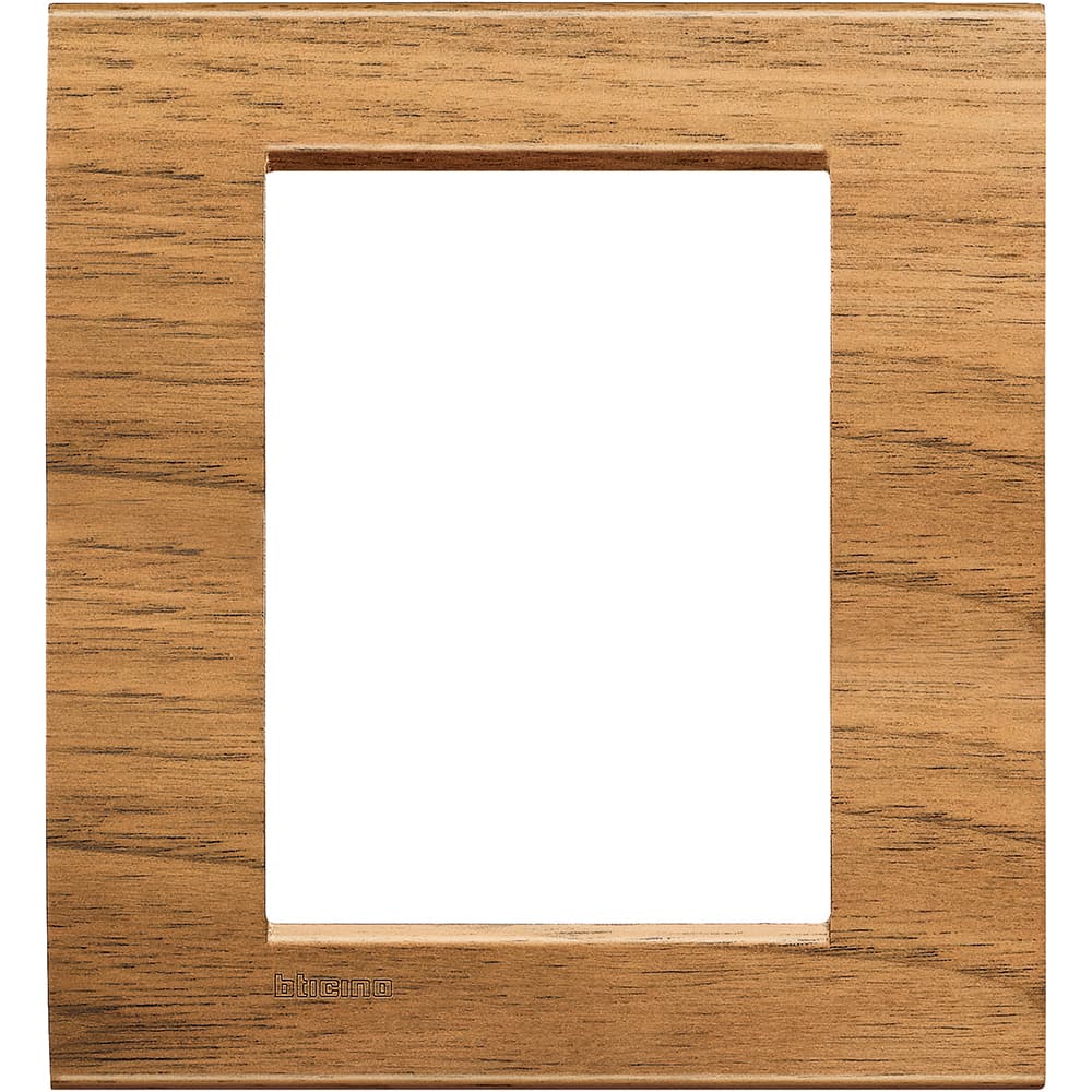 PLACA MADERA 3 MOD NOGAL LIVINGLIGHT LNA4803LNC