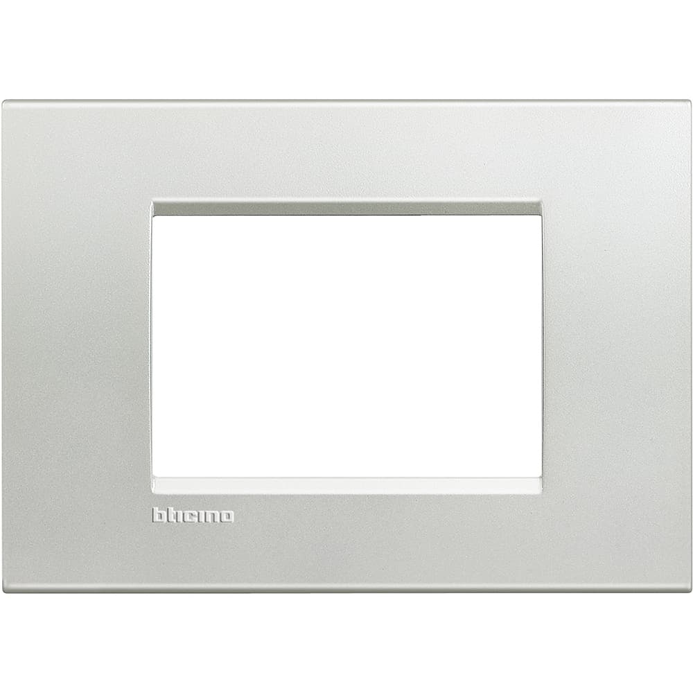 PLACA METAL 3 MOD COLOR PLATA LIVINGLIGHT LNA4803AG