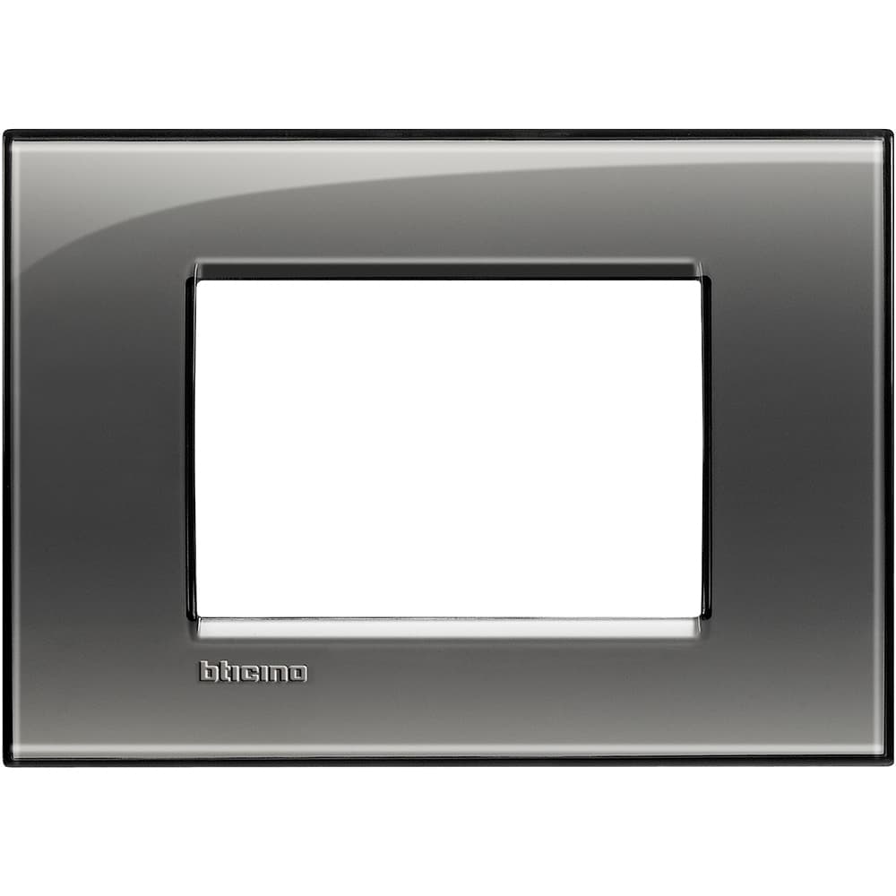 PLACA TECNOPOLIMERO 3 MOD. LIVING-LIGHT RECTANGULAR COLOR HUMO LNA4803KF