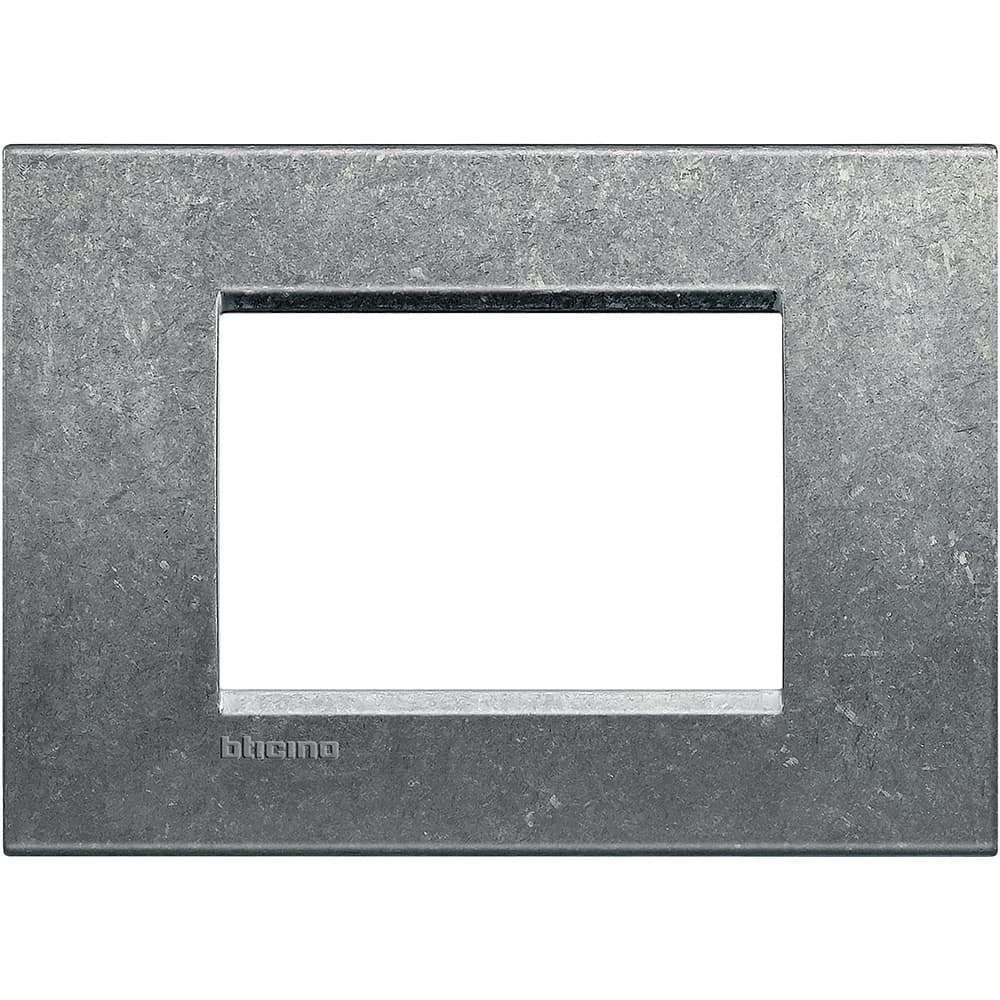 PLACA METAL 3 MOD. LIVING-LIGHT RECTANGULAR COLOR NATIVE LNA4803NA