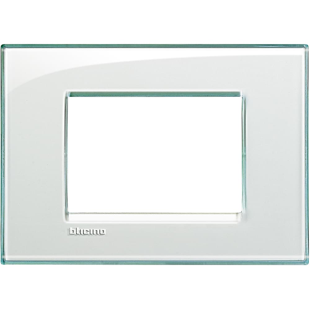 PLACA TECNOPOLIMERO 3MOD LIVING-LIGHT RECTANGULAR  COLOR AGUA MARINA - LNA4803KA