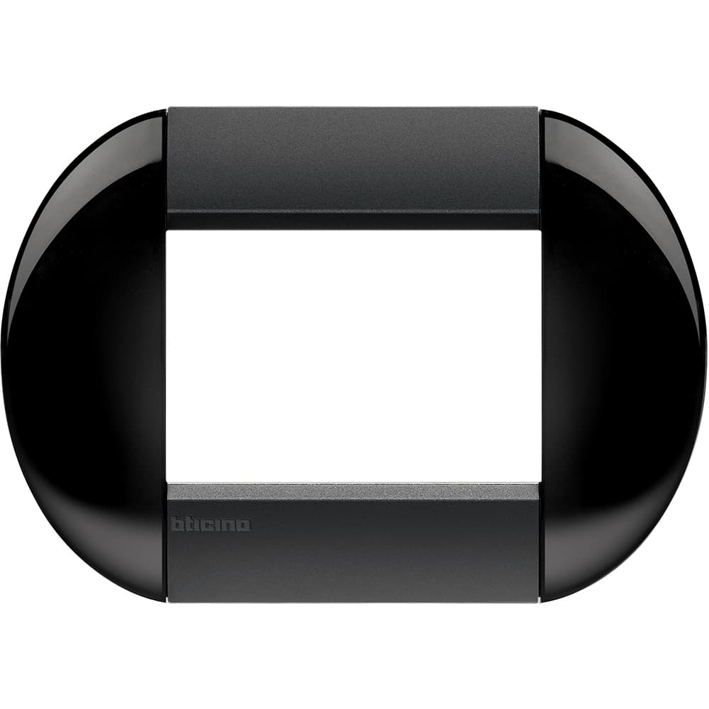 PLACA TECNOPOLIMERO 3MOD LIVING - LIGHT ELIPTICA COLOR SMOKING  LNB4803SM