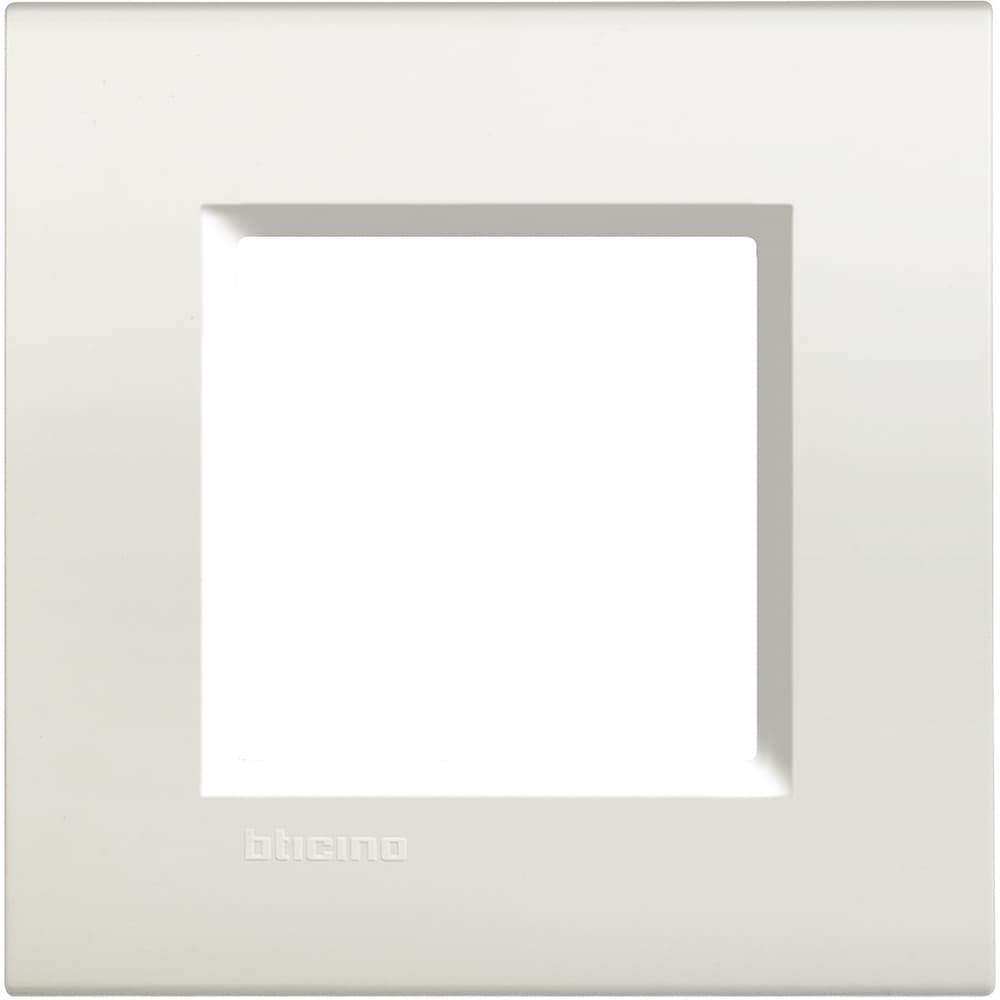 PLACA TECNOPOLÍMERO 2 MÓD. LIVING-LIGHT RECTANGULAR BLANCO LNA4802BI