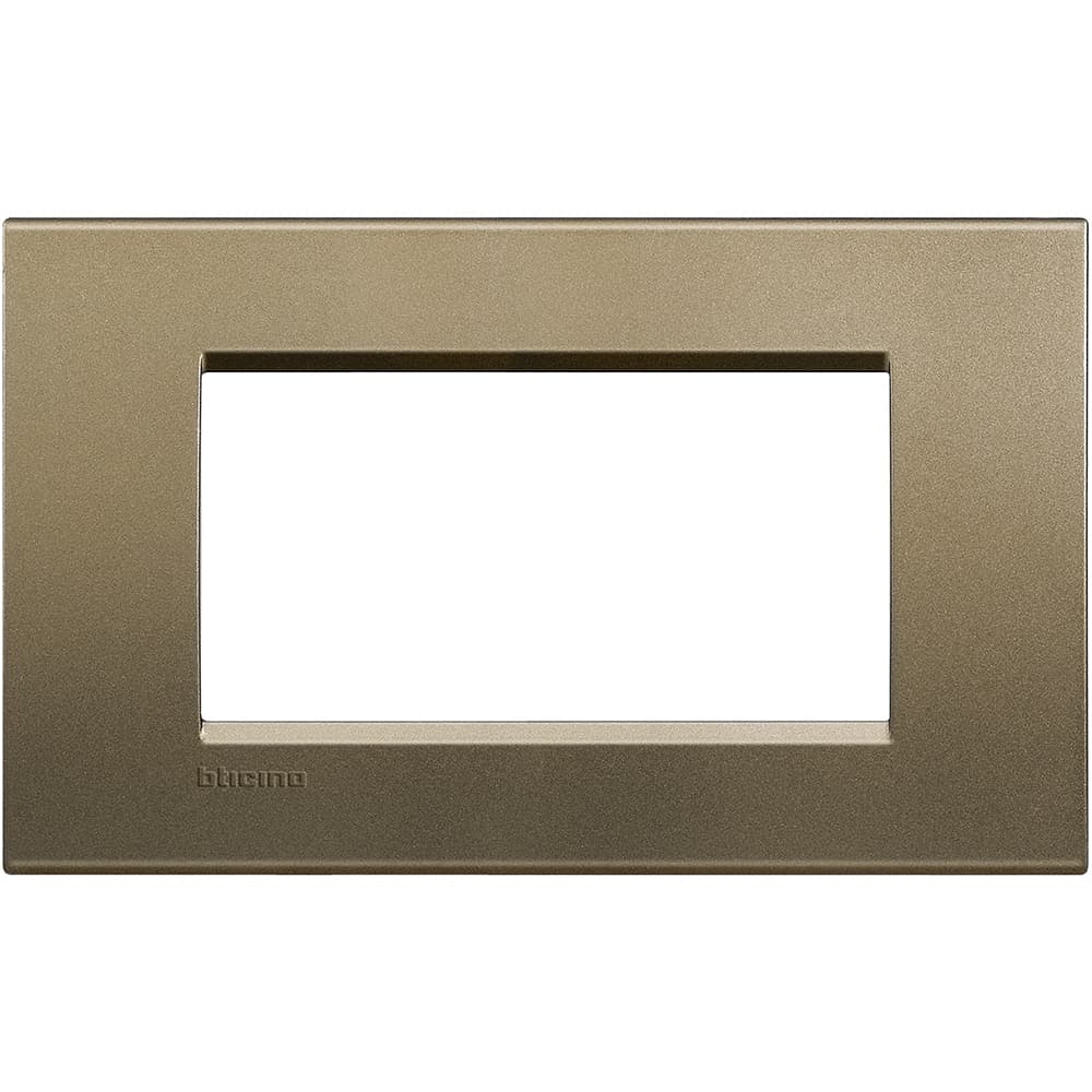 PLACA METAL 4 MOD COLOR SQUARE LIVINGLIGHT LNA4804SQ