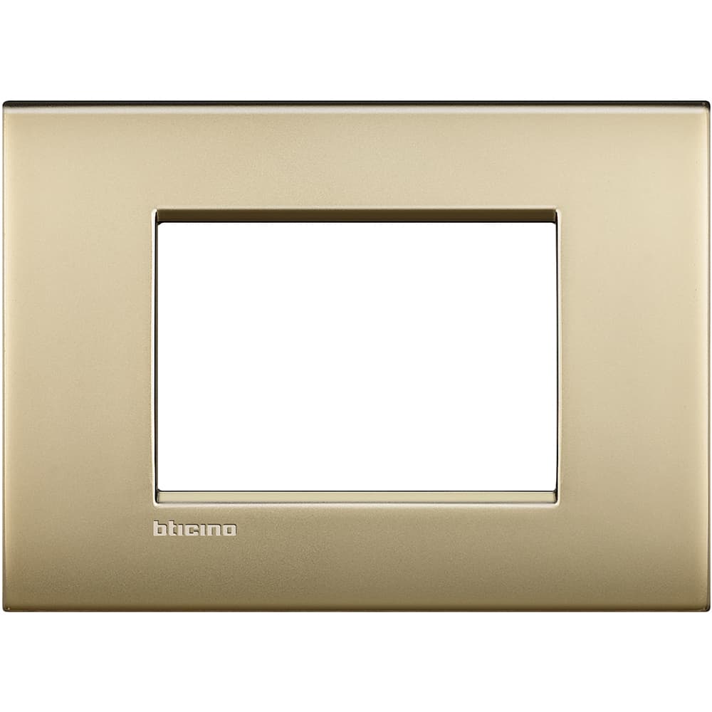 PLACA METAL 3 MOD ORO SATINADO LIVING-LIGHT AIR LNC4803OF
