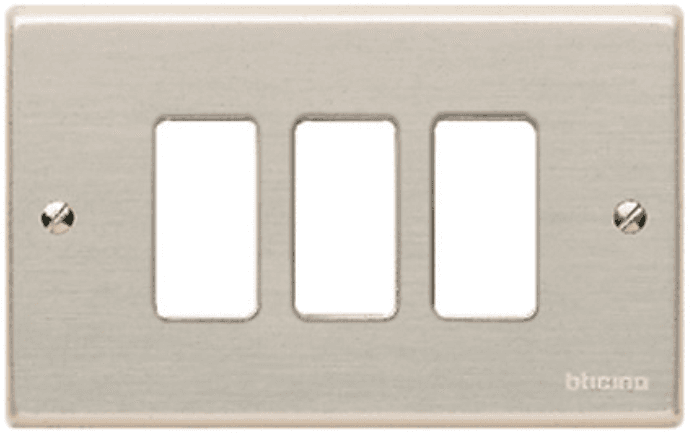 PLACA ALUMINIO 3 MOD COLOR CHAMPAGNE C/SOP MAGIC CLASICA 503/3SR