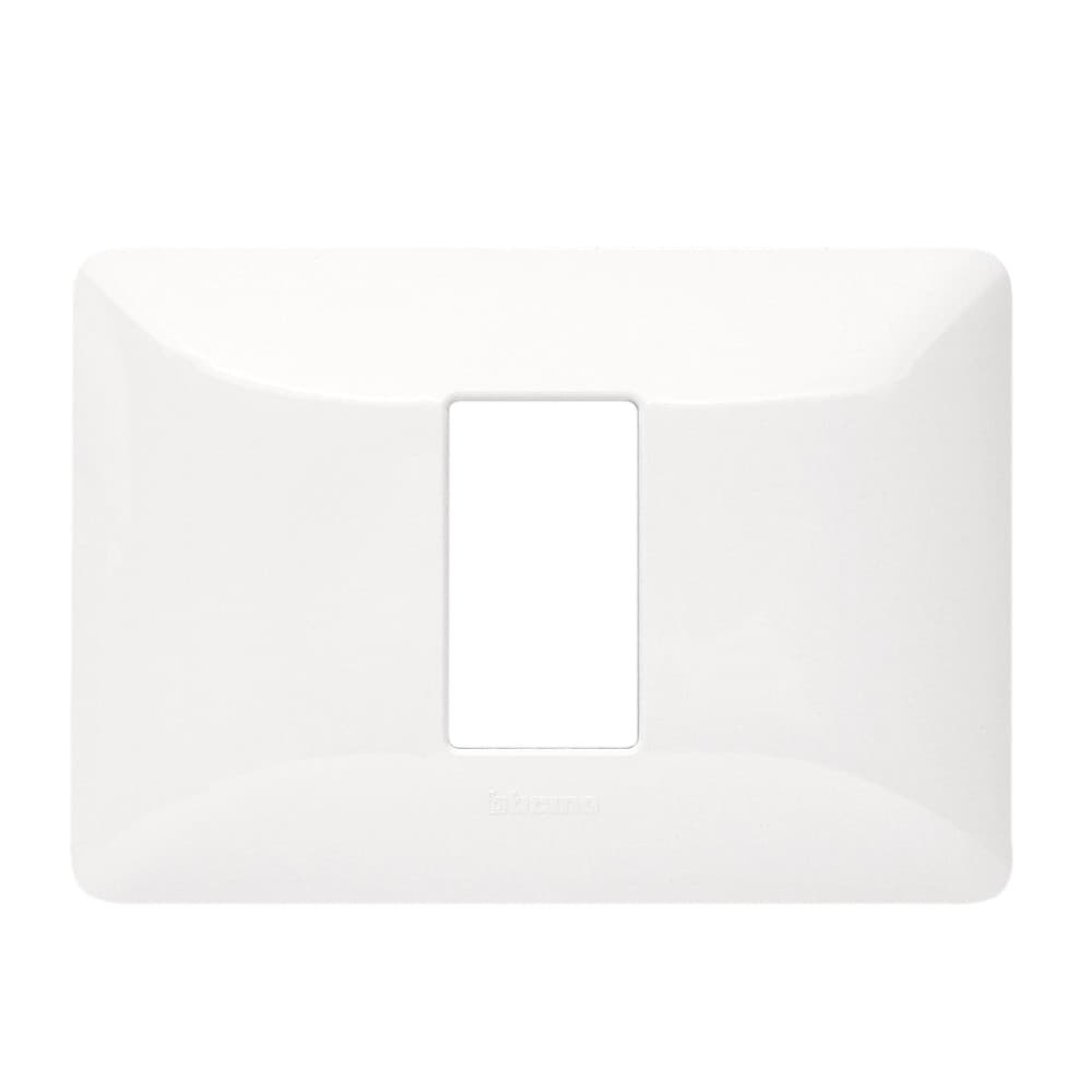 PLACA TECNOPOLIMERO 1 MOD COLOR BLANCO C/SOP MATIX AM503S/1BN