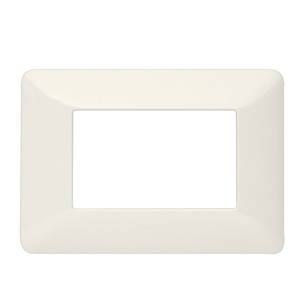 PLACA TECNOPOLIMERO 3 MOD COLOR MARFIL C/SOP MATIX AM503S/3AV