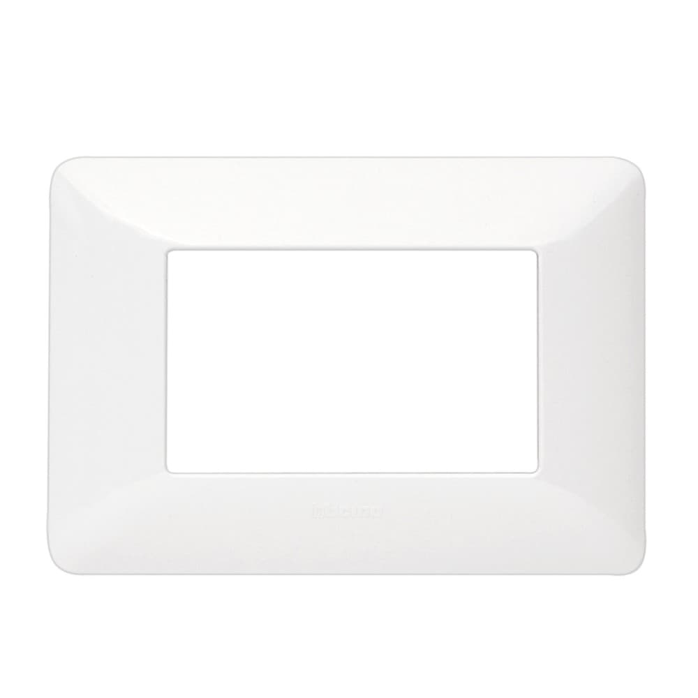 PLACA TECNOPOLIMERO 3 MOD COLOR BLANCO C/SOP MATIX AM503S/3BN