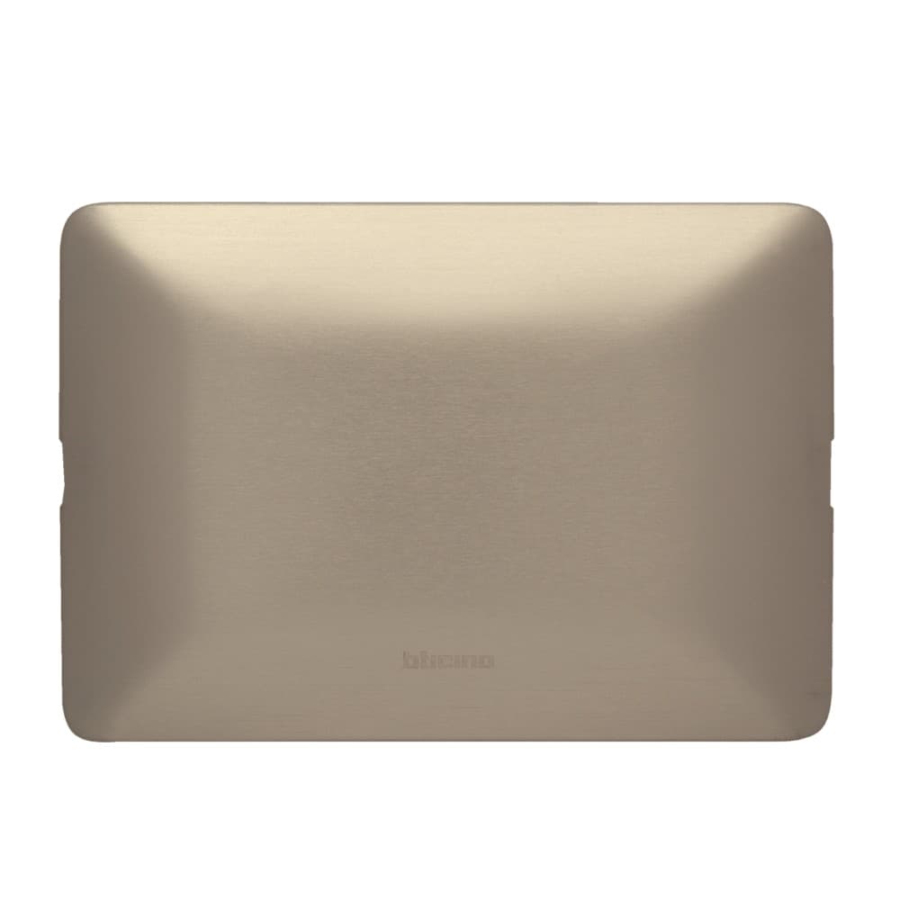 PLACA ALUMINIO CIEGA COLOR CHAMPAGNE C/SOP MATIX AM503SM0CH