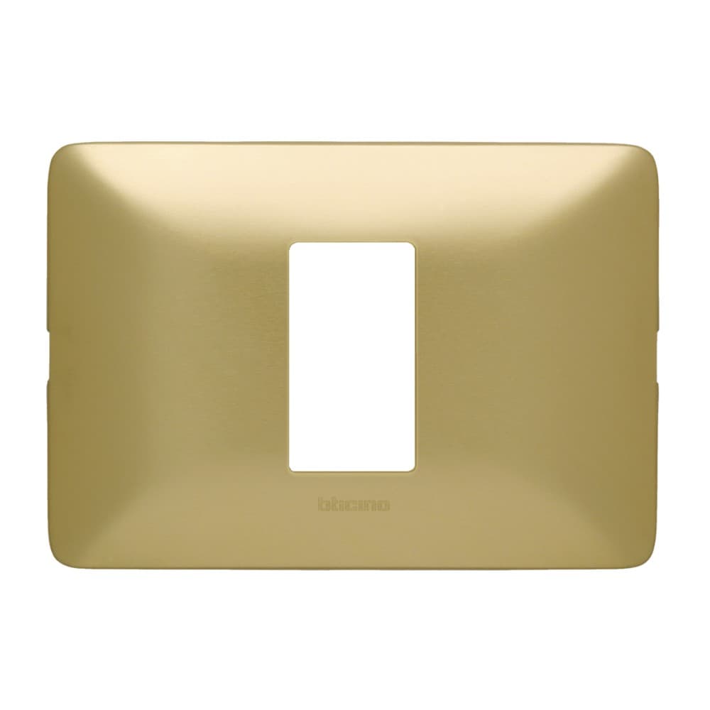 PLACA ALUMINIO 1 MOD COLOR ORO C/SOP MATIX AM503SM1OR