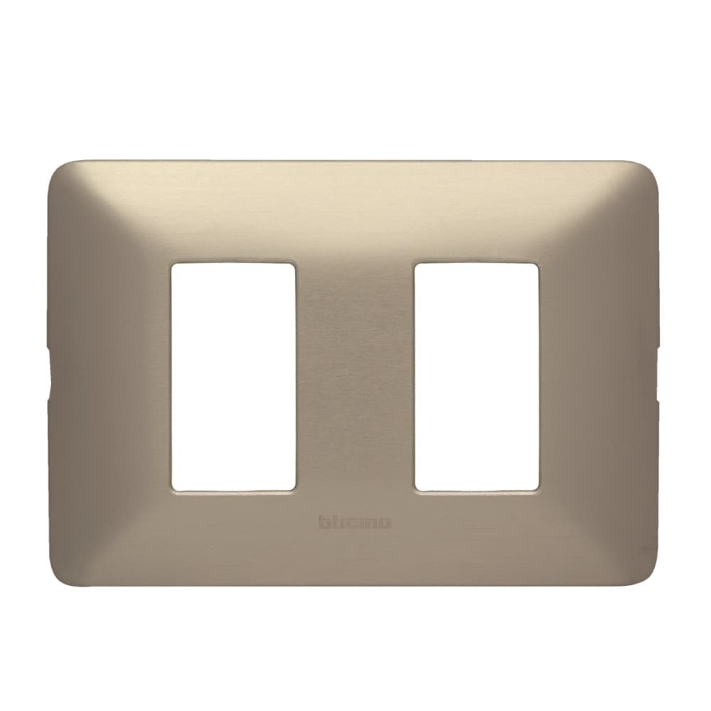 PLACA ALUMINIO 2 MOD COLOR CHAMPAGNE C/SOP MATIX AM503SM2CH