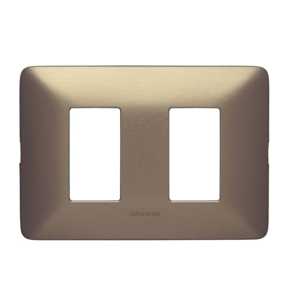 PLACA ALUMINIO 2 MOD COLOR TITANIO C/SOP MATIX AM503SM2TI