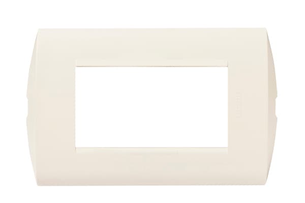 PLACA TECNOPOLIMERO 3 MOD COLOR MARFIL C/SOP MODUS STYLE AE5S3EM