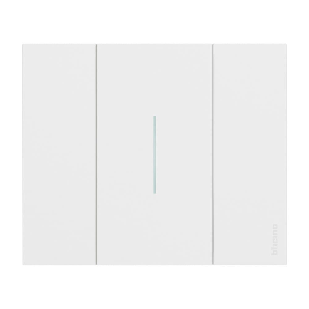 PLACA TECNOPOLIMERO 2 MOD BLANCO C/SOP LIVING NOW KA4802KW