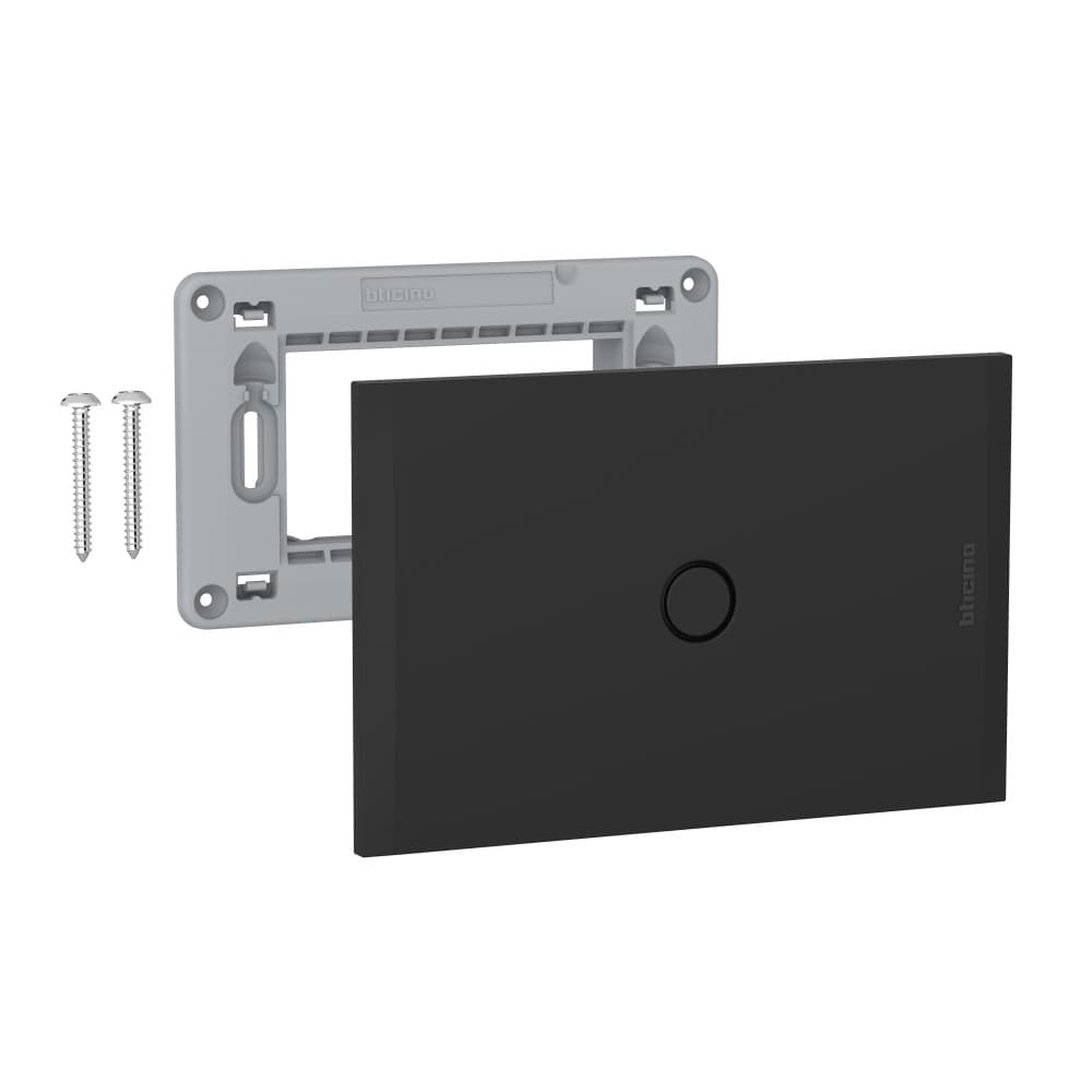 PLACA TECNOPOLIMERO CIEGA NEGRO C/SOP MODUS4 AH5S0NG
