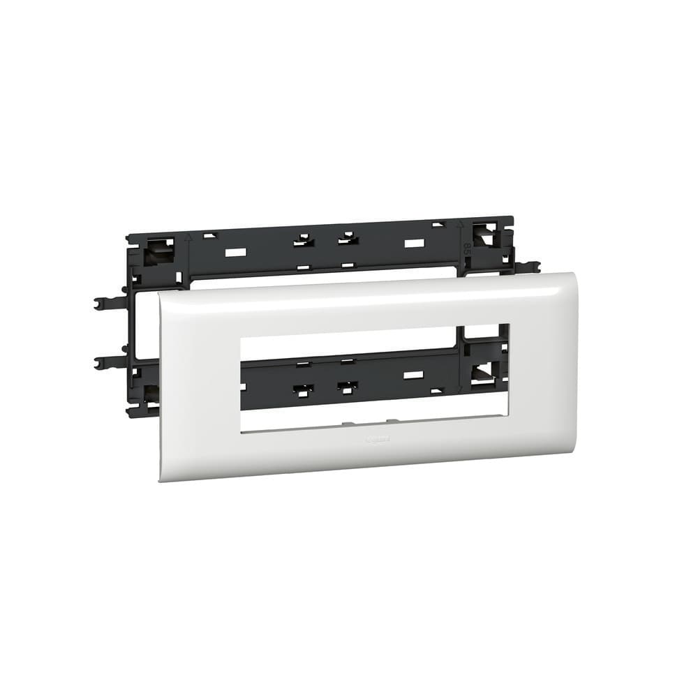 SOPORTE P/PLACA 6 MOD  TAPA 85MM MOSAIC II 010996