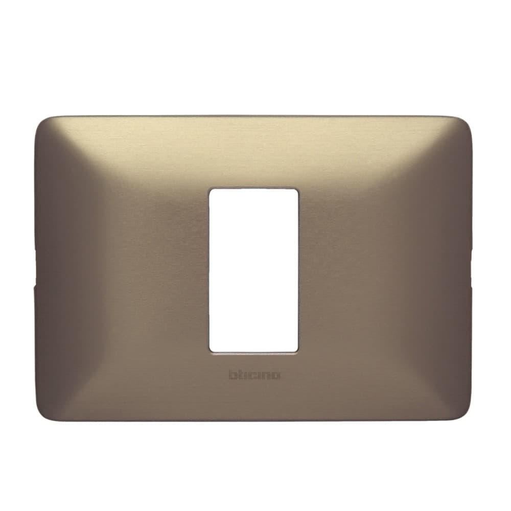 PLACA ALUMINIO 1 MOD COLOR TITANIO C/SOP MATIX AM503SM1TI