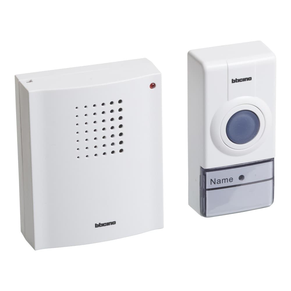 TIMBRE INALAMBRICO REGUL PARED 75DB 32 TONOS PILAS AA BLANCO S393013