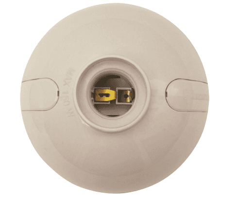 WALL SOCKET OVAL MARFIL ROSCA E27 P21A