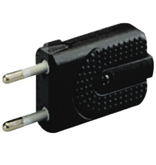 ENCHUFE REDONDO CORNER 2P 10A-250VAC COLOR GRIS 2465G