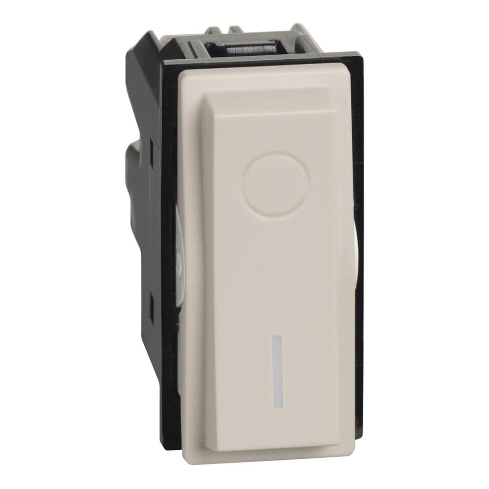 DADO INTERRUP SIMPLE 2P 250V 16AX 1 MOD ARENA LIVING NOW KM4002