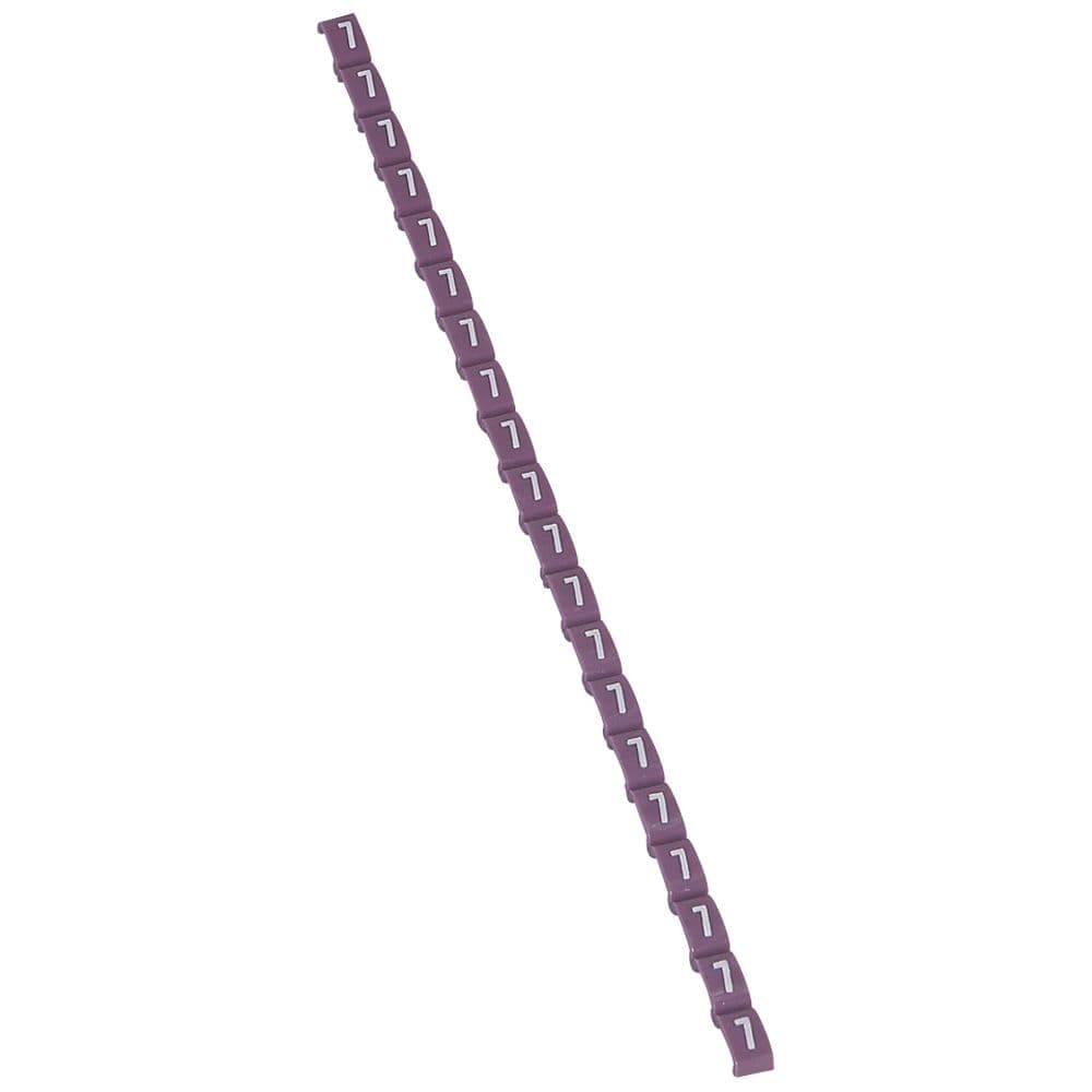 MARCADOR P/CABLE NRO 7 VIOLETA DUPLIX 038407