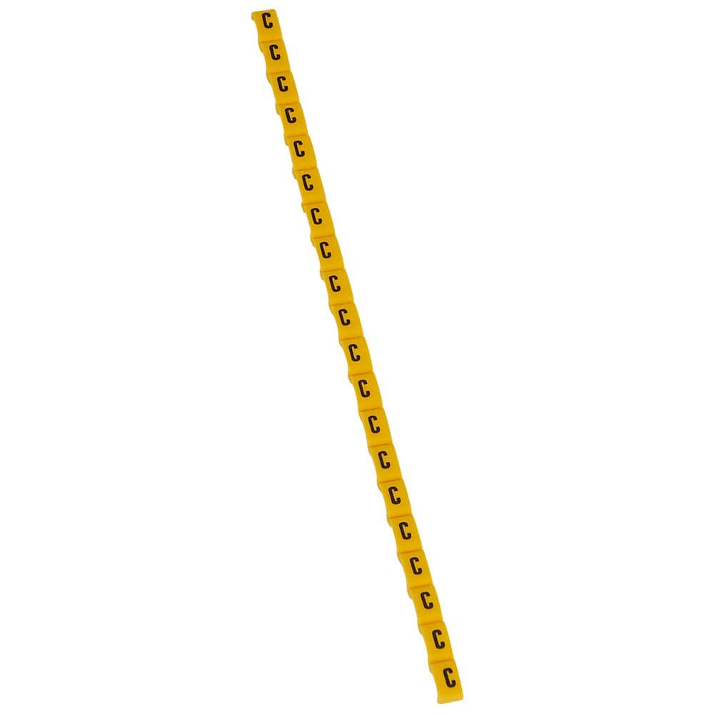 MARCADOR P/CABLE LETRA C AMARILLO DUPLIX 038412