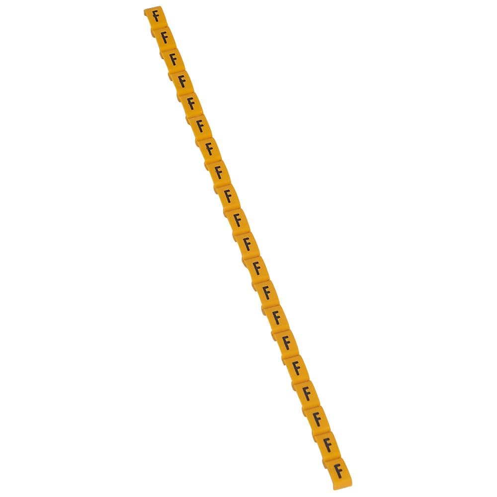MARCADOR P/CABLE LETRA F AMARILLO DUPLIX 038415