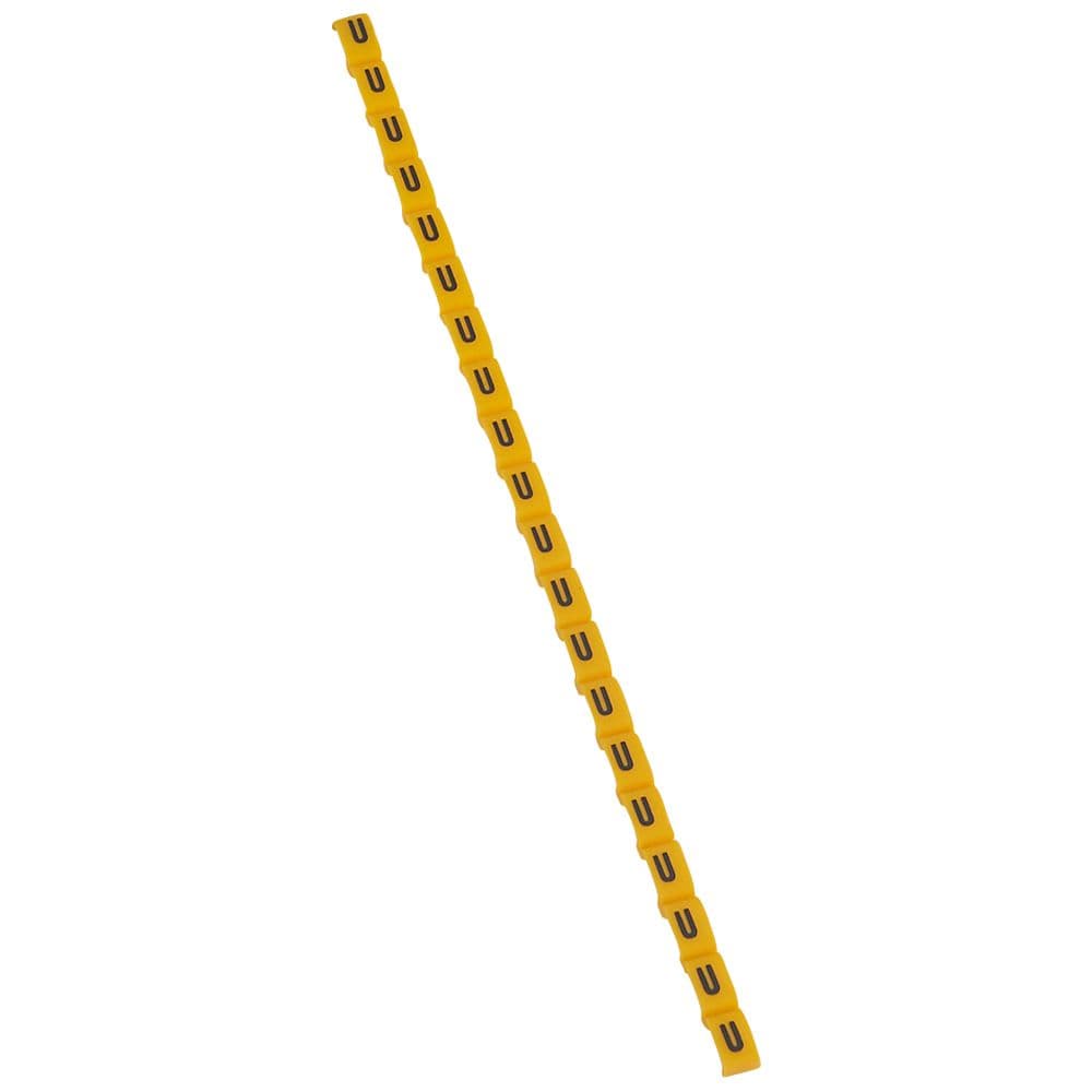 MARCADOR P/CABLE LETRA U AMARILLO DUPLIX 038430
