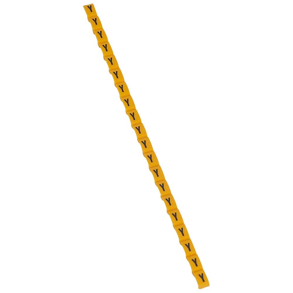 MARCADOR P/CABLE LETRA Y AMARILLO DUPLIX 038434