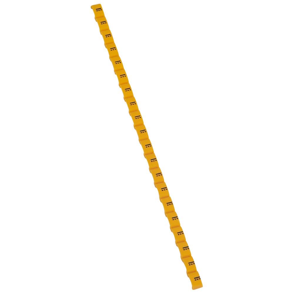 MARCADOR P/CABLE SIGNO "=" AMARILLO DUPLIX 038445