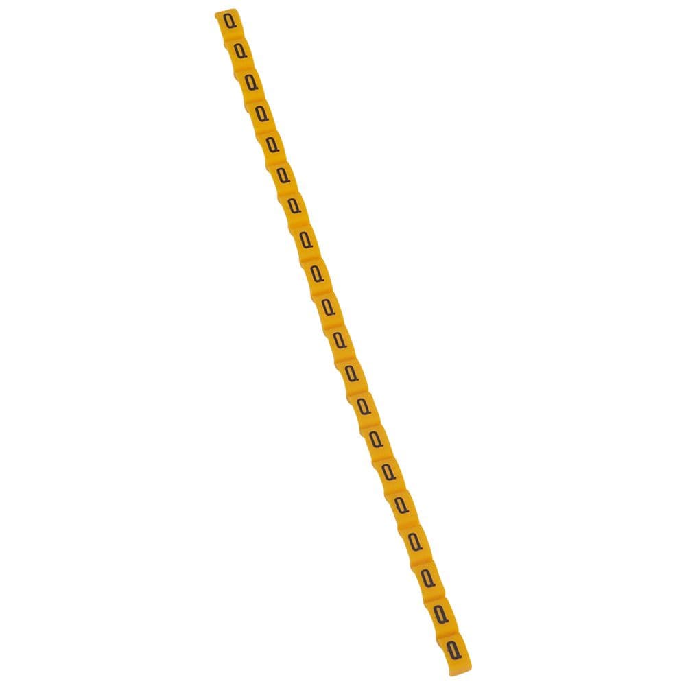 MARCADOR P/CABLE LETRA Q AMARILLO DUPLIX 038426