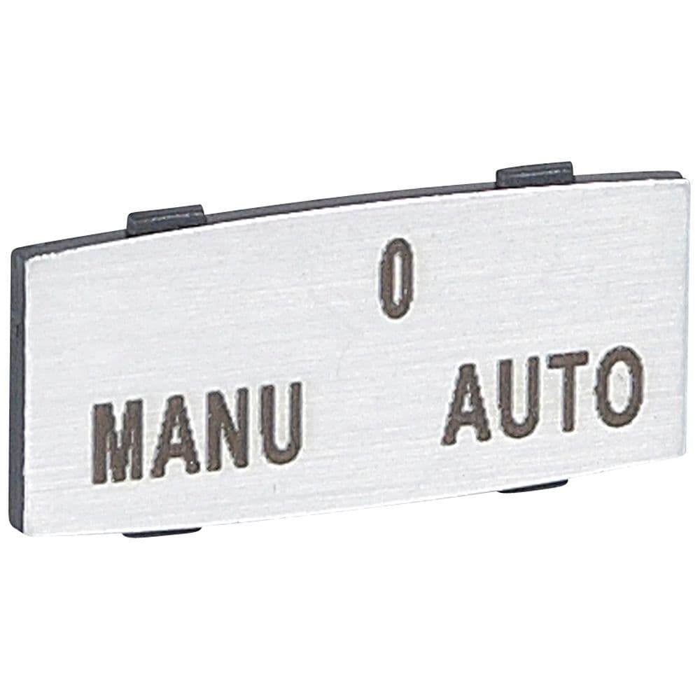 ETIQUETA ENCLIPSABLE MANU-0- AUTO GRIS 024344