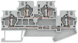 BORNERA CONEXION 2 PISOS GRIS 0.5-4MM2 SENTRON 8WH20200AG00