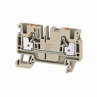 BORNERA CONEXION UNIVERSAL BEIGE 4MM2 PUSH IN A2C 4