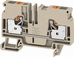 BORNERA CONEXION UNIVERSAL BEIGE 2.5MM2 PUSH IN A2C 2.5