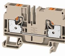 BORNERA CONEXION UNIVERSAL BEIGE 6MM2 PUSH IN A2C6