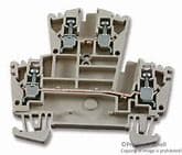 BORNERA CONEXION 2 PISOS BEIGE 2.5MM2 TORNILLO WDK2.5