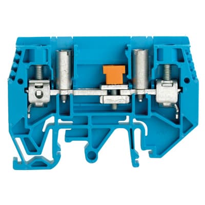 BORNERA CONEXION NEUTRO AZUL 6MM2 TORNILLO WTL6/1