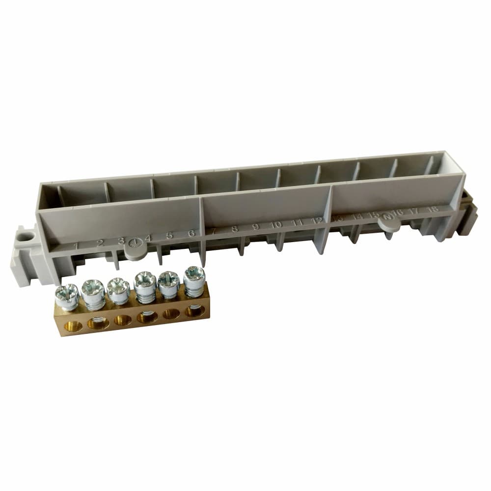 BARRA CONEXION NEUTRO/TIERRA P/TABLERO 8 MOD PRACTIBOX S 134801