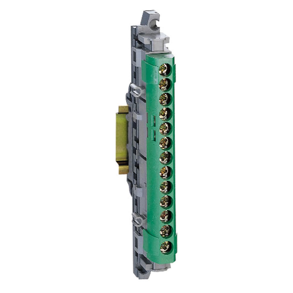 REGLETA VERDE TIERRA C/12 ENTRADAS P/CONECTOR 004834