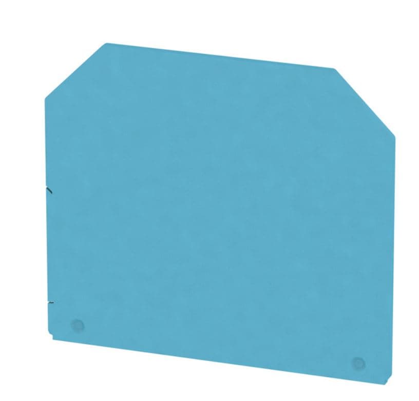 TAPA FINAL P/BORNERAS 2.5-10MM2 AZUL WAP16+35 WTW2.5-10 BL